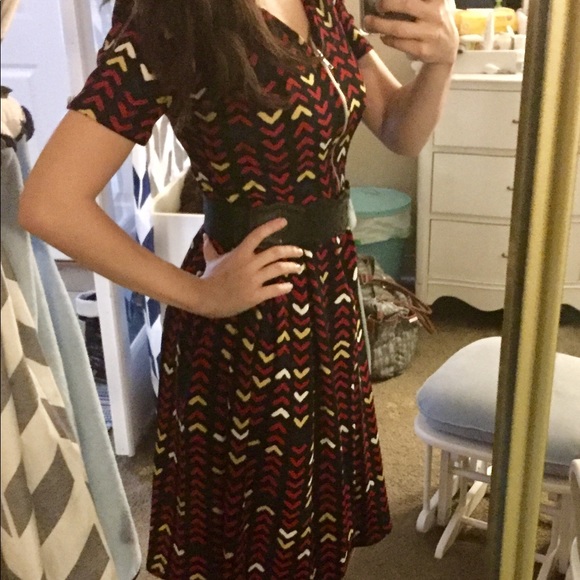 LuLaRoe Dresses & Skirts - LuLaRoe Amelia dress - WORN ONCE!